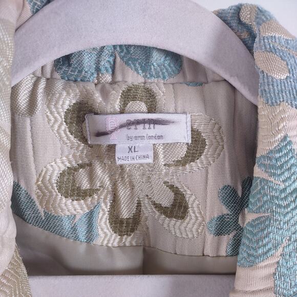 Erin London Quilted Button Up Jacket, Size XL - Picture 9 of 9